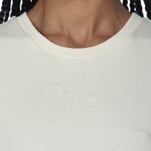 Blessings Silk Embroidery Tank - Cream
by My Mum Made It